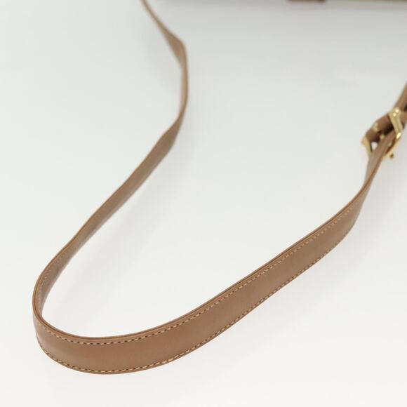 CELINE Macadam Canvas Shoulder Bag Pvc Beige Gold - Picture 8 of 13